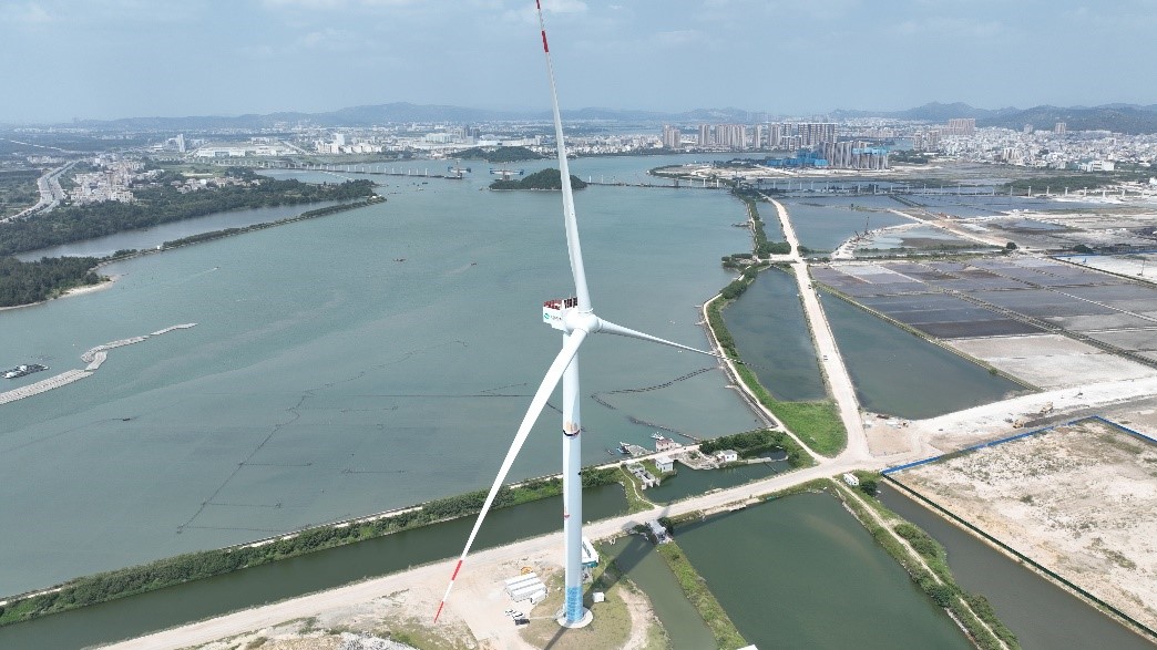 電氣風電汕頭智慧能源項目11MW風機